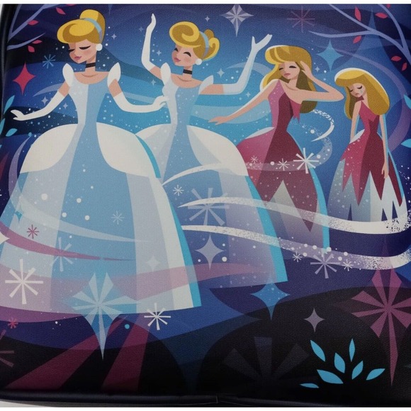 ✅✅ RARE Loungefly Disney Cinderella Coach Castle Mini Backpack Purse NIP Bag - Picture 6 of 12